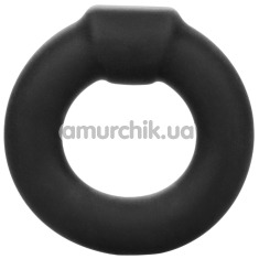 Эрекционное кольцо для члена Alpha Liquid Silicone Optimum Ring, черное - Фото №1