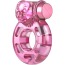 Виброкольцо Vibration ring Bear Pink, розовое - Фото №1