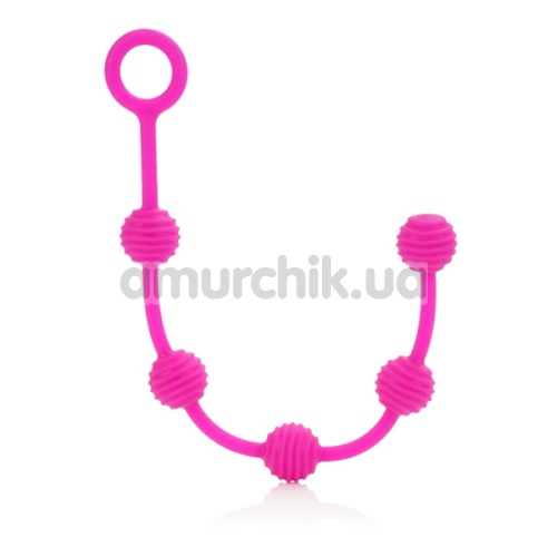 Набор анальных цепочек Posh Silicone “O” Beads, розовый