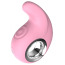 Клиторальный вибратор Kissen Comma, розовый - Фото №0