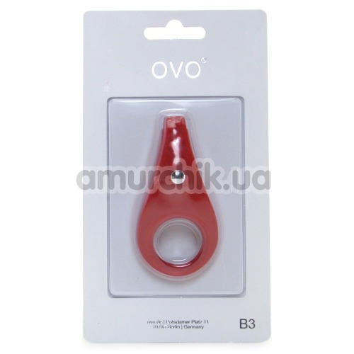 Виброкольцо OVO B3, красное