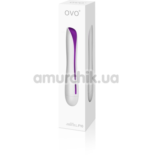 Вибратор OVO F10, бело-фиолетовый