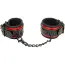 Фіксатори для рук Whipsmart Heartbreaker Deluxe Buckle Love Cuffs, чорно-червоні - Фото №1