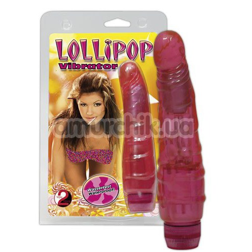 Вибратор Lollipop Vibrator, розовый