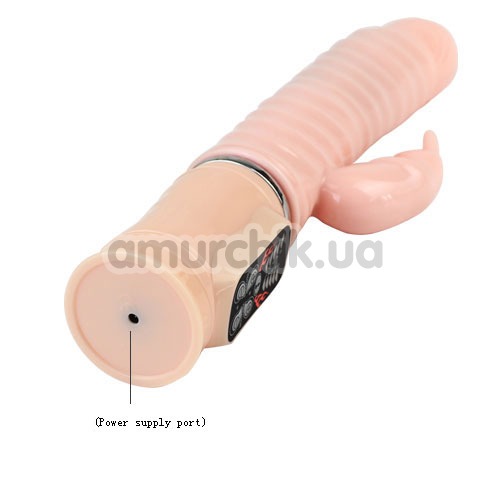 Вібратор Heat USB Bunny, рожевий