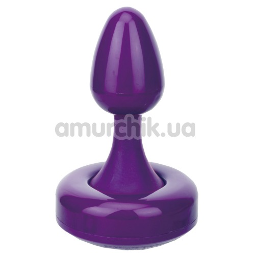 Анальная пробка с вибрацией Butt Plug Flexi Head 3.5, фиолетовая - Фото №1