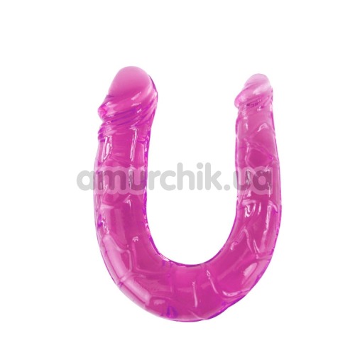 Двокінцевий фалоімітатор Double Dong, 29.8 см рожевий - Фото №1