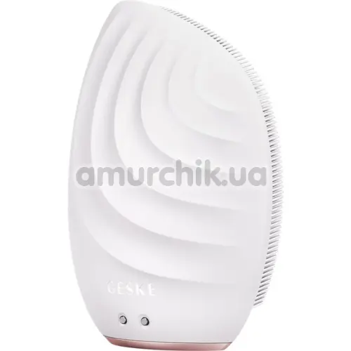 Ультразвуковая щетка для лица Geske Sonic Facial Brush 5 in 1, кремовая