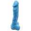 Мыло в виде пениса с присоской Чистий Кайф XL, голубое - Фото №0
