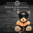 Брелок Master Series Hooded Teddy Bear Keychain - медвежонок, бежевый - Фото №18