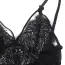 Комплект Star Night Sexy Floral Lace Babydoll, чорний: пеньюар + трусики-стрінги - Фото №13