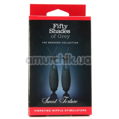 Зажимы для сосков с вибрацией Fifty Shades of Grey Sweet Torture Vibrating Nipple Clamps