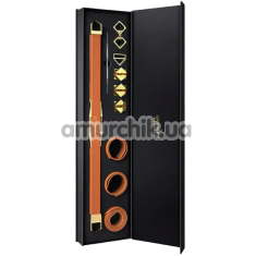 Бондажный набор Lockink Adjustable Spreader Bar, коричневый - Фото №1