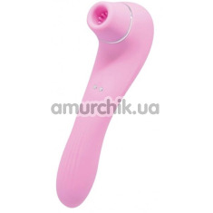 Симулятор орального секса для женщин Wooomy Smoooch, розовый - Фото №1