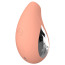 Симулятор орального секса для женщин с вибрацией Kissen Aria, оранжевый - Фото №5