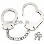 Наручники DS Fetish Metal Tooth Handcuffs, серебряные - Фото №1