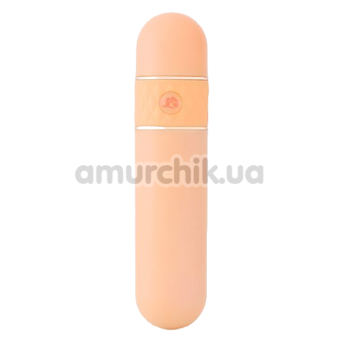 Симулятор орального сексу для жінок з вібрацією  KissToy Isla, помаранчевий - Фото №1
