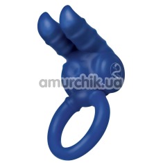 Виброкольцо Taurus Vibrating Penis Ring, синее - Фото №1