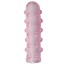 Насадка на пенис Stretchable Super Sleeve Pink розовая - Фото №1