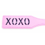 Шлепалка квадратная DS Fetish Paddle XOXО, розовая  - Фото №4
