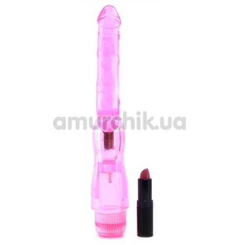 Анально-вагинальный вибратор Dual Pleasure Vibe, розовый