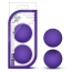 Вагинальные шарики Luxe Double O Advanced Kegel Balls, фиолетовые - Фото №7