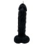 Свічка у формі фалоса Чистий Кайф Black Size L, чорна - Фото №1