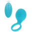 Виброкольцо для члена Toy Joy Happiness Tickle Brush C-Ring, голубое - Фото №0