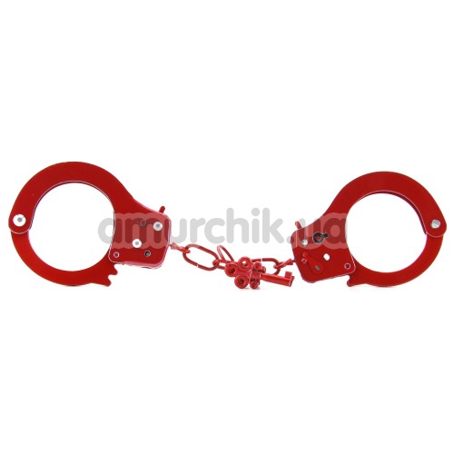 Наручники Anodized Cuffs, червоні