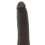 Фаллоимитатор The Realistic Cock UR3 24 см с мошонкой, темно-коричневый - Фото №8