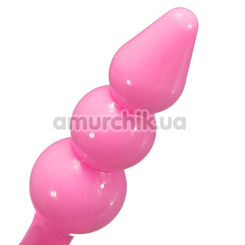 Анальная пробка Masturbation Anal Beads Massage Stick, розовая