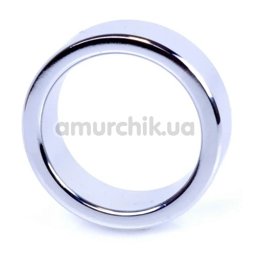 Эрекционное кольцо Boss Series Metal Cock Ring Small, серебряное