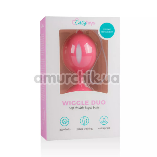 Вагинальные шарики Easy Toys Wiggle Duo, розовые