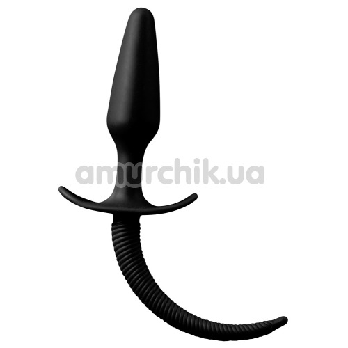 Анальна пробка Shove Up Silicone Butt Plug 4, чорна - Фото №1