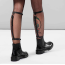 Гартеры для голеней Bijoux Indiscrets Maze Back Leg Garter, черные - Фото №5