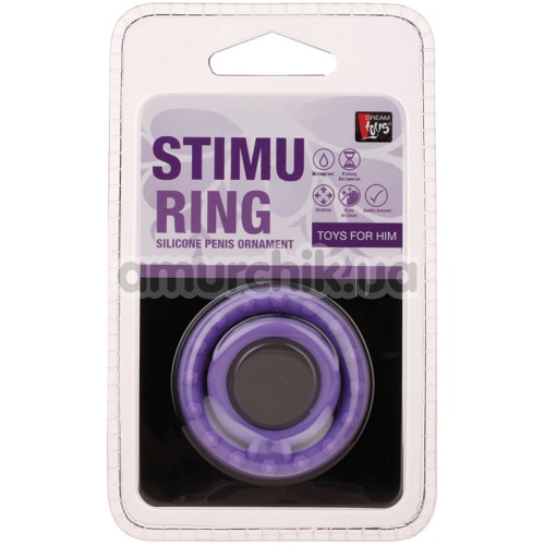 Эрекционное кольцо Stimu Ring Double 20760, 4.5 см