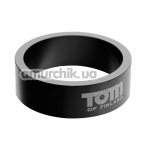 Кільце ерекційне Tom of Finland 50mm Aluminum Cock Ring, чорне - Фото №1