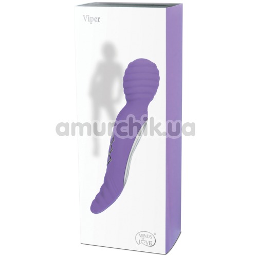 Универсальный массажёр Minds Of Love Viper, фиолетовый