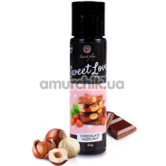 Оральний лубрикант Secret Play Sweet Love Chocolate Hazelnut - шоколад з фундуком, 55 мл - Фото №1