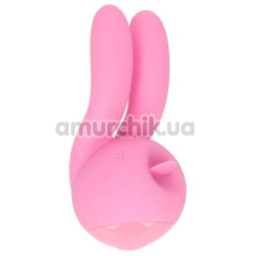 Клиторальный вибратор Femme Toys Funny Bunny, розовый