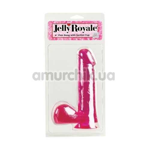 Фаллоимитатор Jelly Royale 6, розовый
