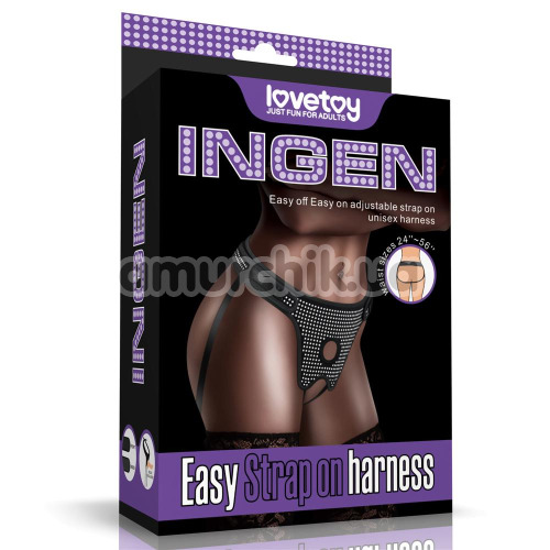 Трусики для страпона Ingen Easy Strap-On Harness, чорні