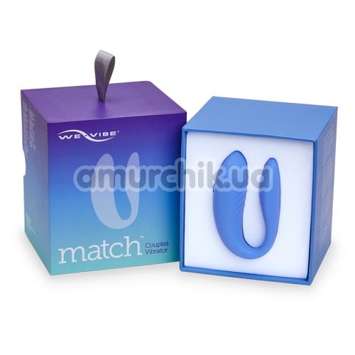 Вібратор We - Vibe Match Couples Vibrator (ві вайб матч вібратор блакитний)
