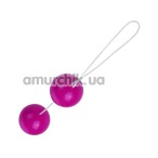 Вагінальні кульки Twin Balls гладкі, рожеві - Фото №1