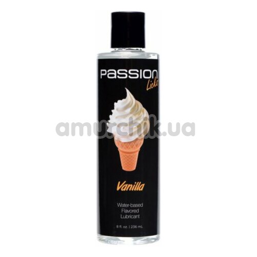 Лубрикант со вкусом ванили Passion Licks Vanilla, 236 мл