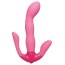 Анально-вагинально-клиторальный вибратор Proposition, розовый - Фото №1