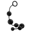 Анальные шарики Anal Adventures Platinum Large Anal Beads, черные - Фото №2