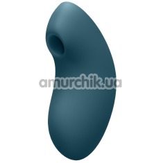 Симулятор орального секса для женщин с вибрацией Satisfyer Vulva Lover 2, синий - Фото №1
