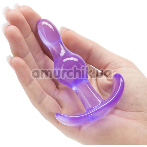 Анальная пробка Jelly Rancher Wave T-plug, фиолетовая