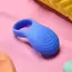 Виброкольцо для члена Sweet Em Velvet Lure Vibe Ring, голубое - Фото №8